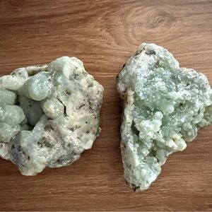 Natural Green Crystal Clusters